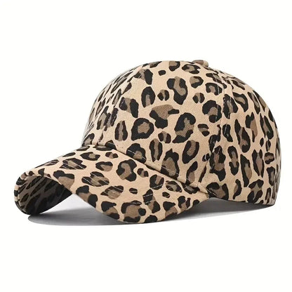 Trendy Leopard Print Duckbill Baseball Cap