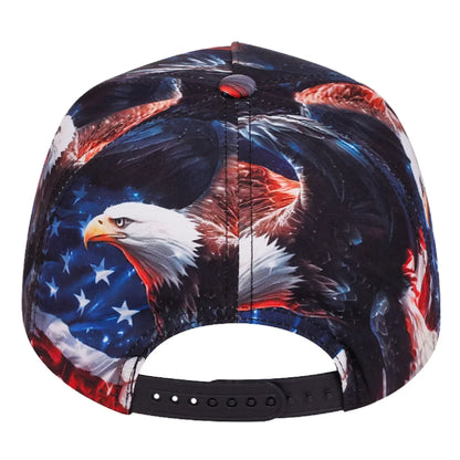 American Flag Print Baseball Cap Unisex