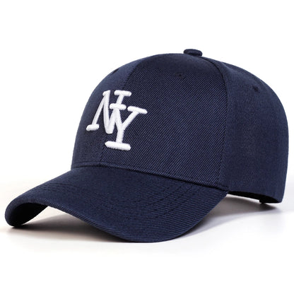Unisex NY Letter Embroidered Adjustable Baseball Cap