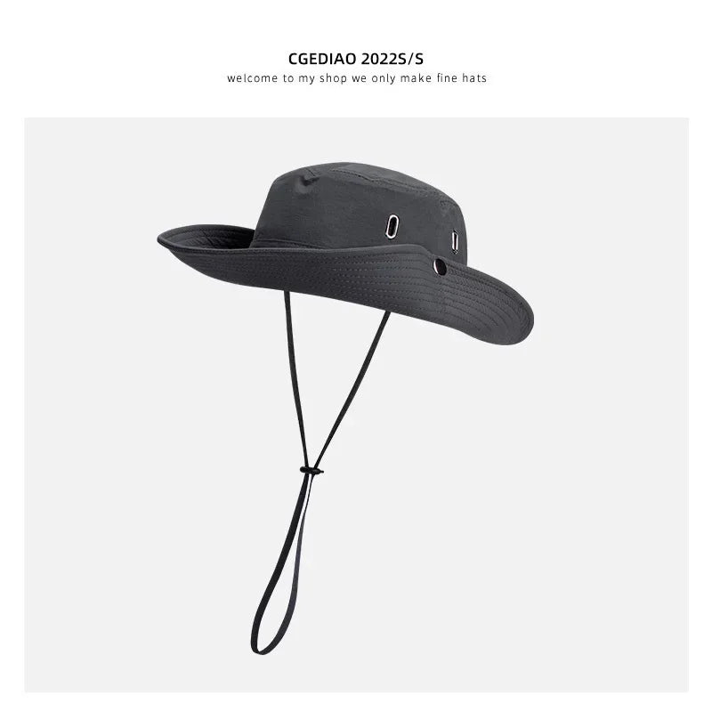 Unisex UV Protection Bucket Hat – Wide Brim Sun Cap