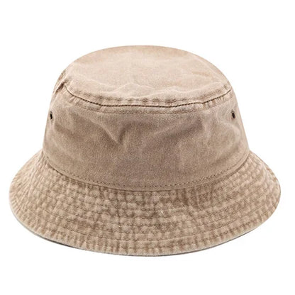 Vintage Washed Denim Bucket Hat