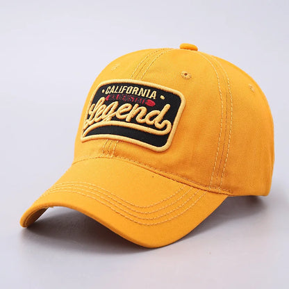 LEGEND 3D Letter Embroidered Cotton Baseball Cap