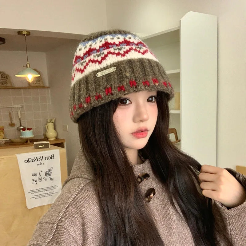 Knit Winter Fisherman Bucket Hat