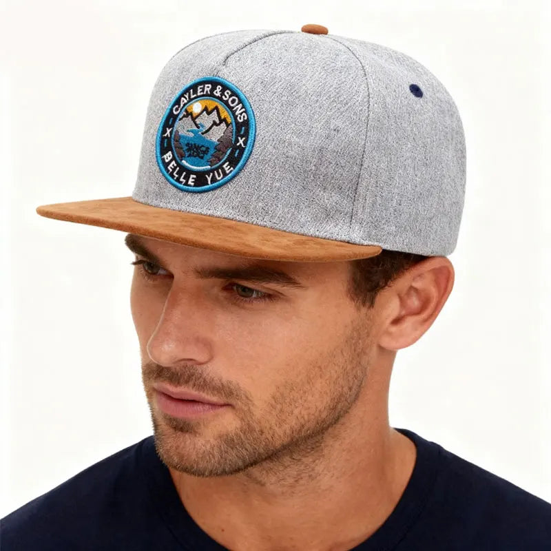 Exclusive Outdoor Brand Flat Brim Snapback Cap