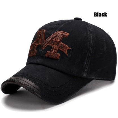 Washed Casual Embroidered Outdoor Baseball Cap