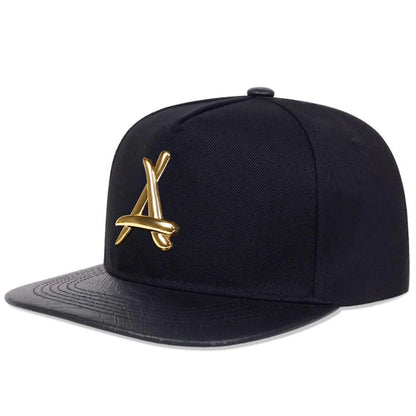 Unisex Personality A Letter Label Hip-hop Hats