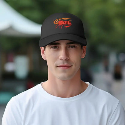 California Spiny Lobster Mesh Snapback Unisex Baseball Cap