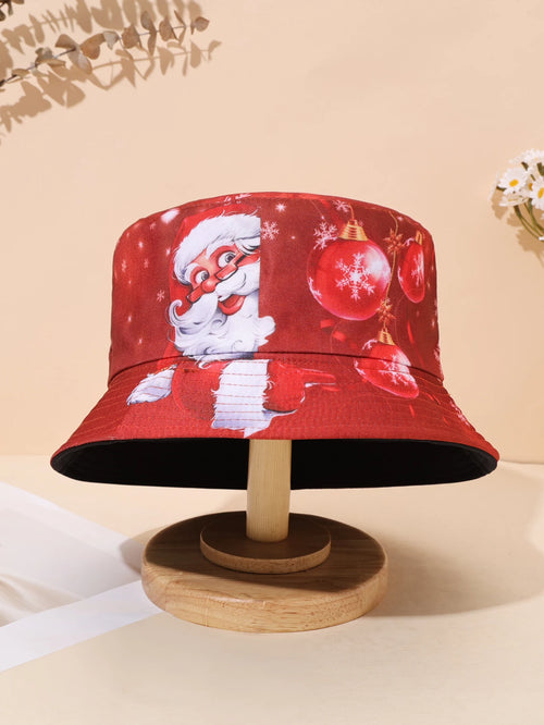 Santa Claus Christmas Fisherman Hat