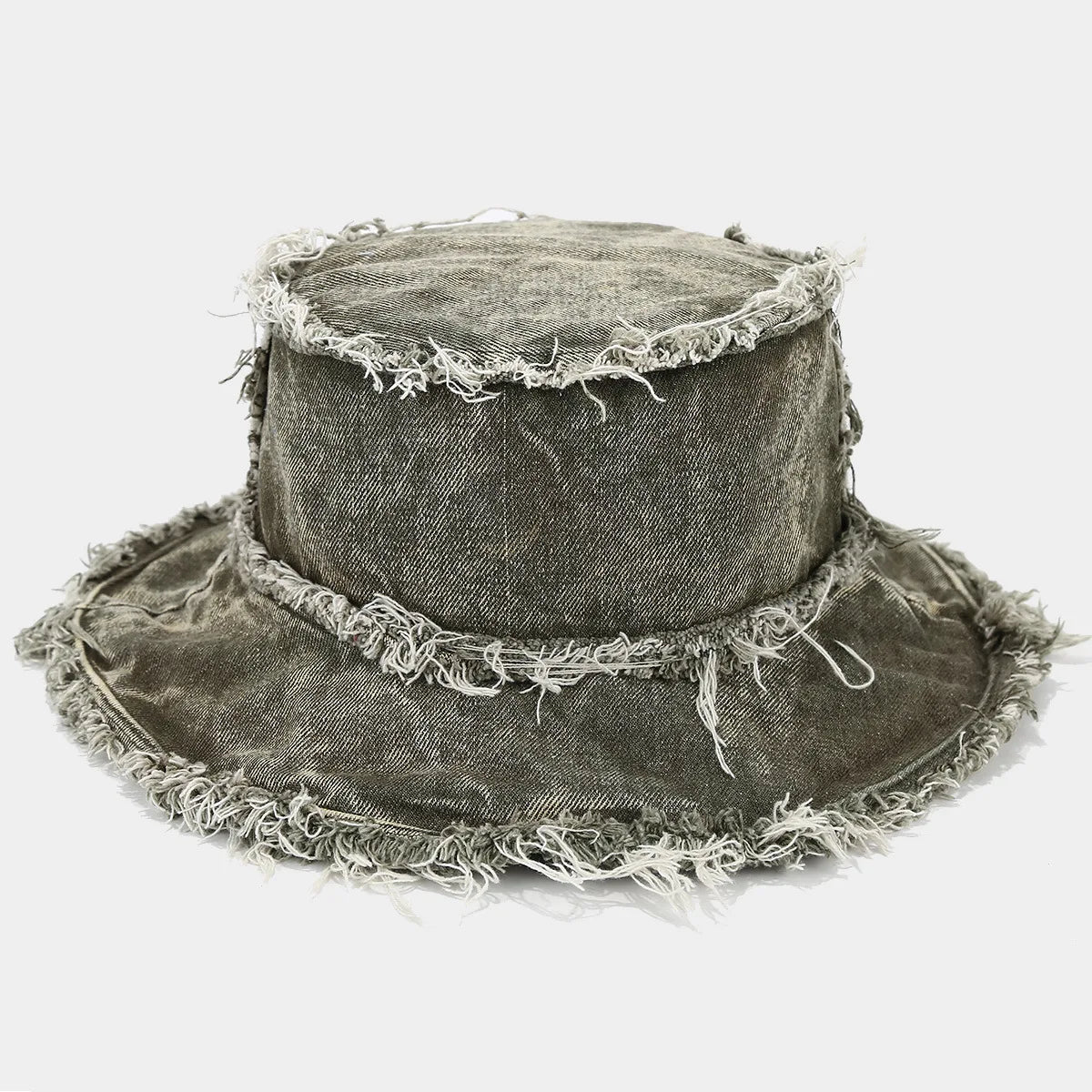 Vintage Washed Denim Bucket Hat