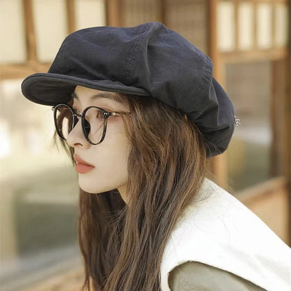 Retro Short Brim Painter Bucket Hat