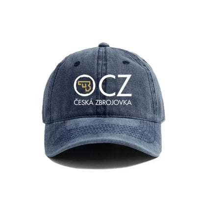Ceska Zbrojovka Vintage Distressed CZ Firearms Baseball Cap