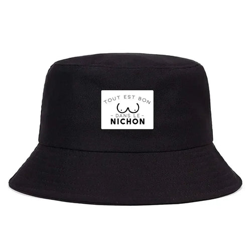 Tout Est Bon Reversible Print Bucket Hat