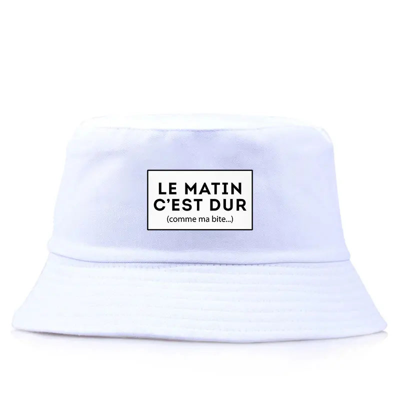 Funny French Quote Reversible Bucket Hat