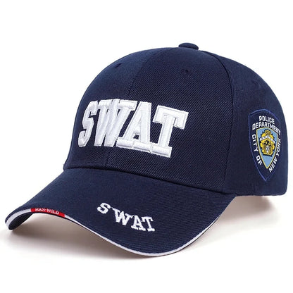 Unisex “SWAT” Embroidered Streetwear Snapback Cap