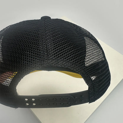 American Graffiti Letter Colorblock Trucker Baseball Cap