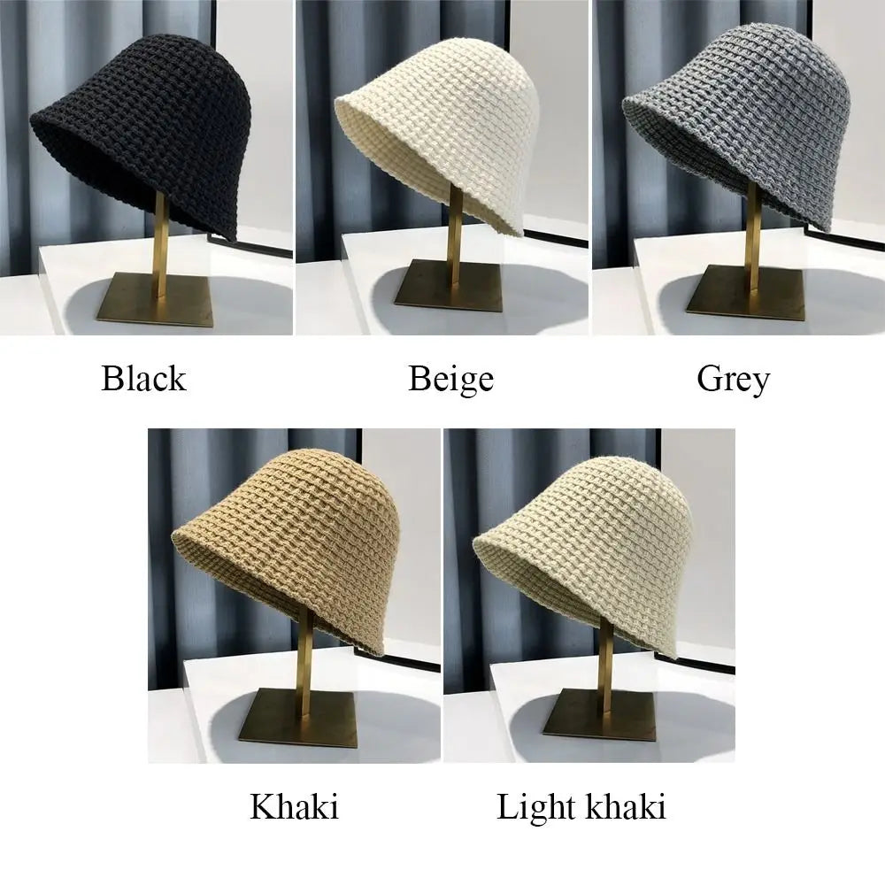 Soft Knit Crochet Bucket Hat