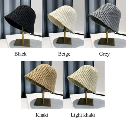 Soft Knit Crochet Bucket Hat