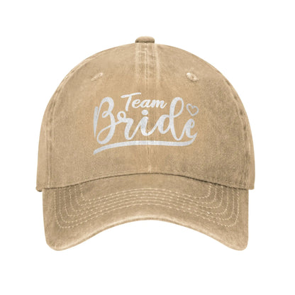 Team Bride Wife To Be Vintage Baseball Cap