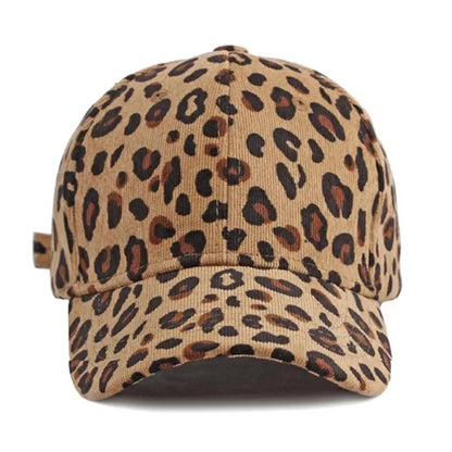 Unisex Leopard Print Baseball Cap