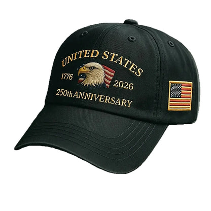 USA 250th Anniversary Eagle Baseball Cap