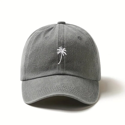 Retro Washed Embroidered Adjustable Baseball Cap