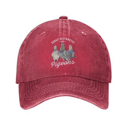 Easily Distracted Pigeon Lover Baseball Cap