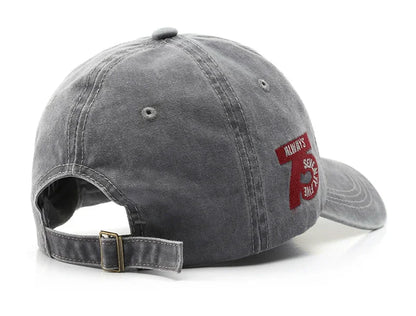 Unisex Vintage Washed “ALWAYS” Embroidered Baseball Cap