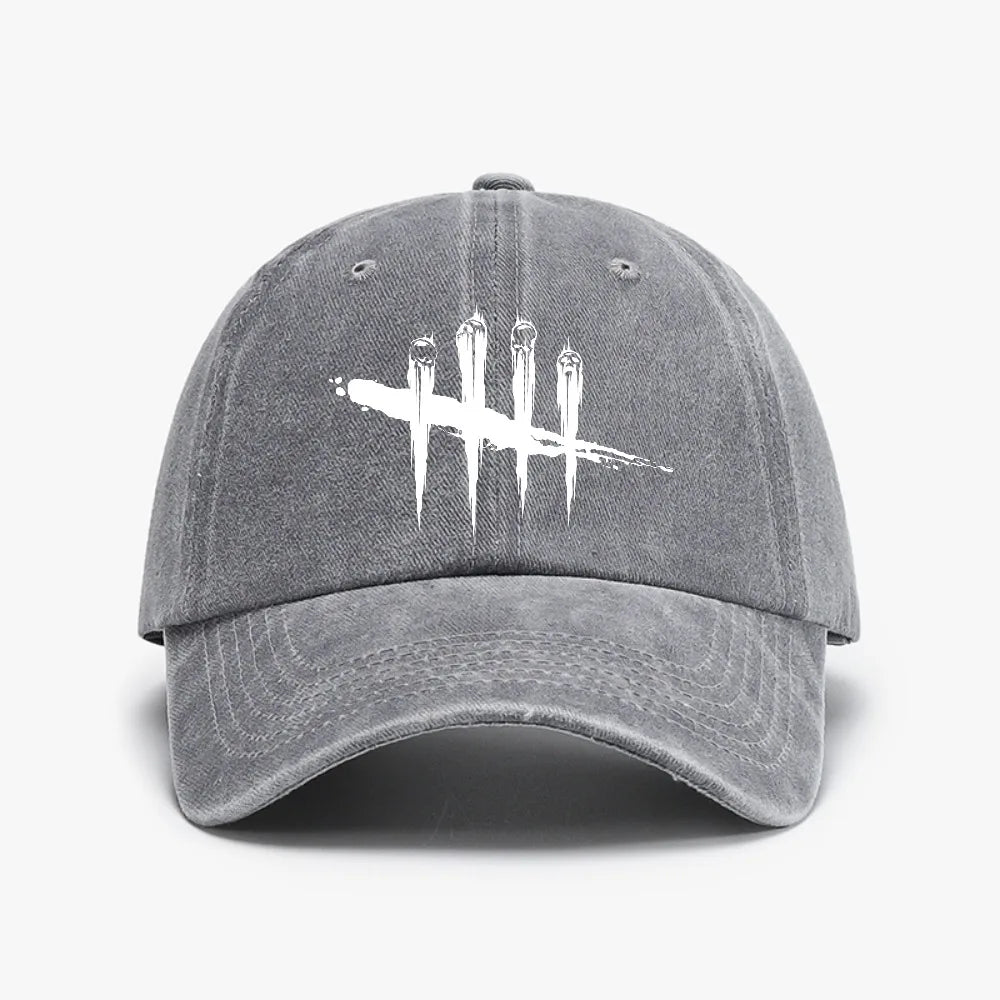 Dead By Daylight Washed Denim Adjustable Baseball Cap