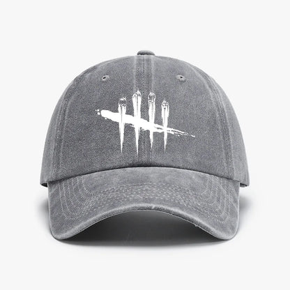 Dead By Daylight Washed Denim Adjustable Baseball Cap