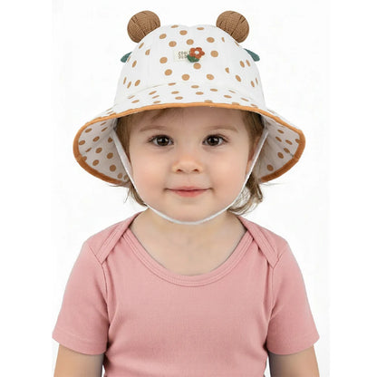 Baby Cute Dot Beach Sun Bucket Hat