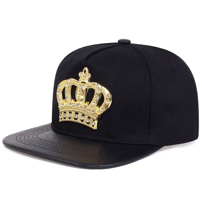 Unisex Crown Emblem Hip-hop Hat