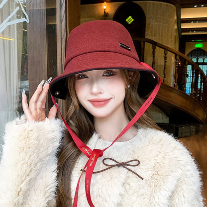Elegant All-Season Bucket Hat Women