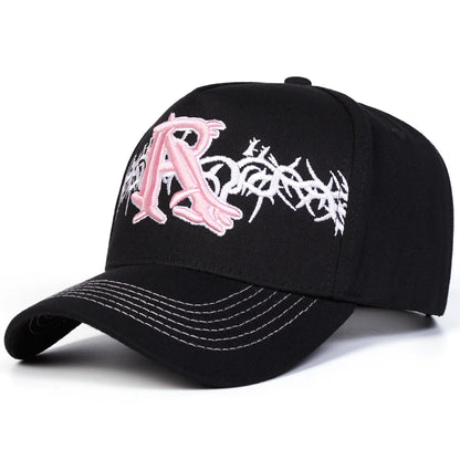 Unisex R Cross Embroidered Casual Outdoor Baseball Cap