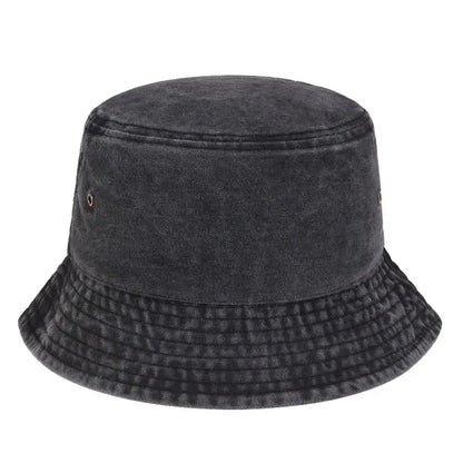 Unisex Light Board Washed Personality Bucket Hats