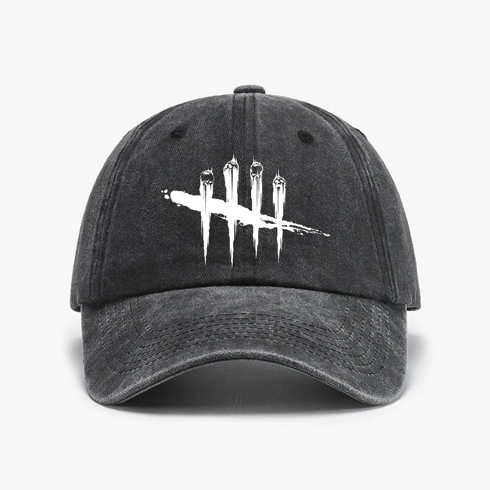 Dead By Daylight Washed Denim Adjustable Baseball Cap