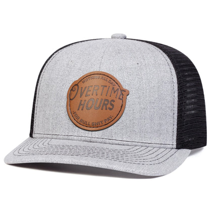 Unisex VERTIME HOURS Leather Label Baseball Net Caps