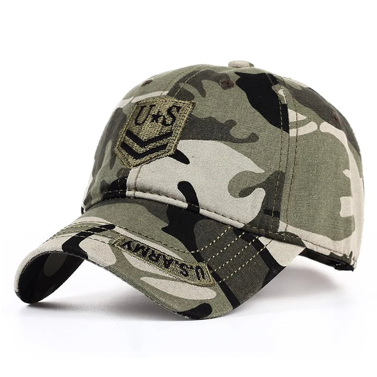 Unisex US Letter Embroidery Baseball Caps