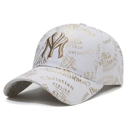 Full Print Letters Embroidery Fashion Baseball Cap