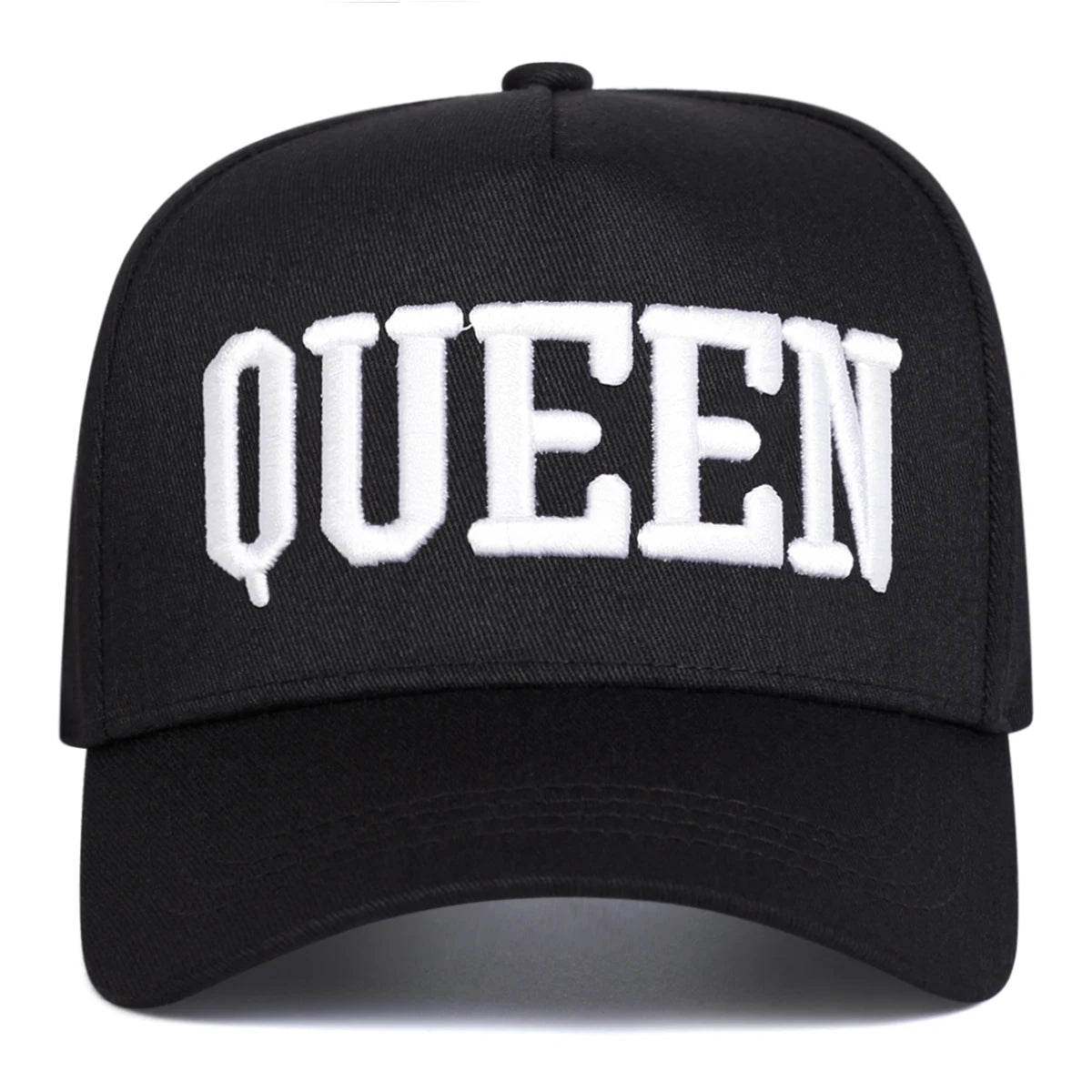 Unisex QUEEN KING Letter Embroidery Baseball Caps