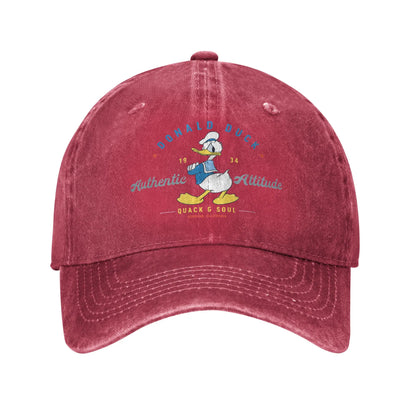 Donald Duck Authentic Print Snapback Baseball Cap