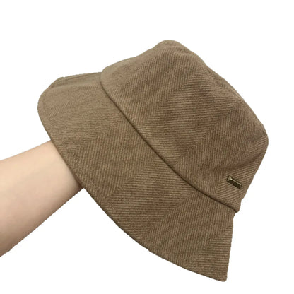 Women's Simple Sun Protection Bucket Hat