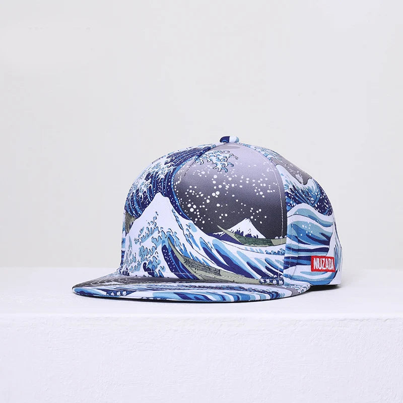 Unisex Graffiti Print Hip-Hop Cap