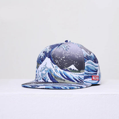 Unisex Graffiti Print Hip-Hop Cap