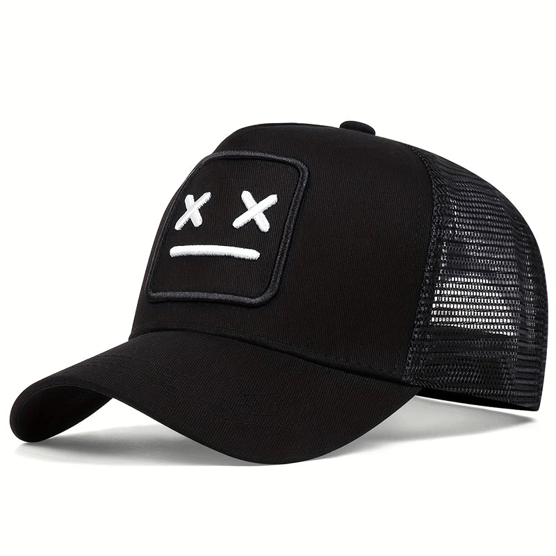 XX Embroidery Mesh Hip Hop Baseball Cap