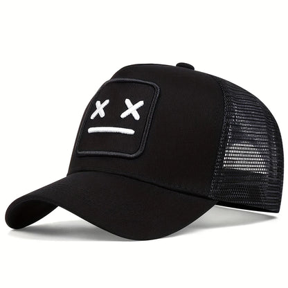 XX Embroidery Mesh Hip Hop Baseball Cap