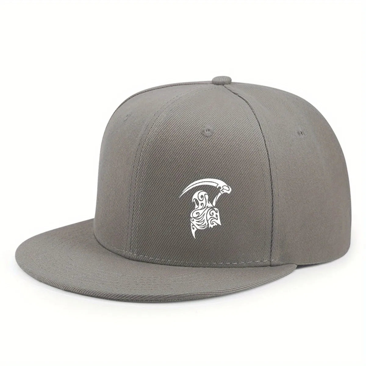 Grim Reaper Tribal Graphic Streetwear Snapback Cap