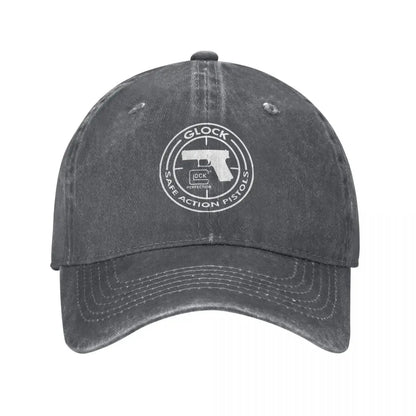 Tactical Gun Denim Baseball Cap