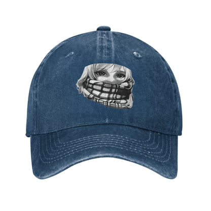 Funny Trollface Meme Washed Baseball Cap