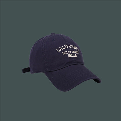 Retro Baseball Cap Unisex Letter Embroidery Hip Hop Summer