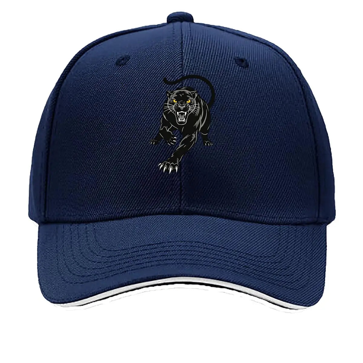 Black Panther Glowing Eyes Streetwear Snapback Baseball Cap